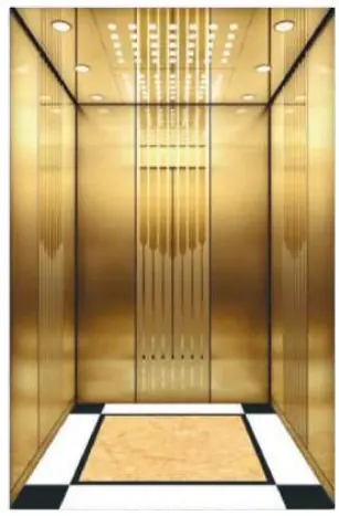 AS-P14 · Cabin inox vàng cao cấp