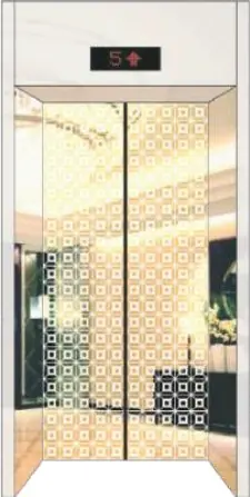 AS-HV12 · Cửa tầng hoa văn – phối cảnh sảnh
