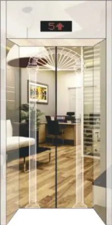 AS-HV13 · Cửa tầng hoa văn – phối cảnh sảnh