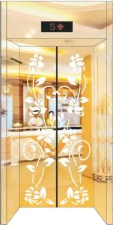 AS-HV15 · Cửa tầng hoa văn – phối cảnh sảnh