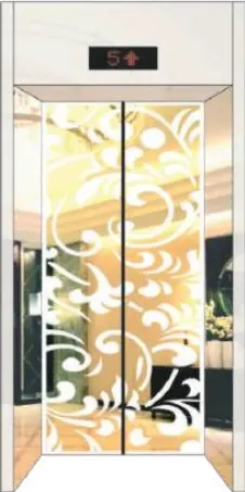 AS-HV18 · Cửa tầng hoa văn – phối cảnh sảnh