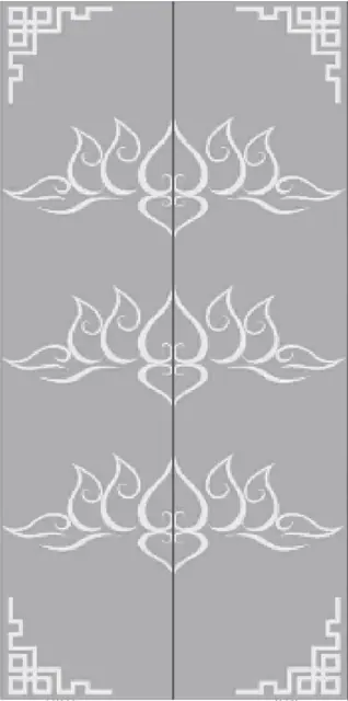 AS-HV51 · Hoa văn khắc trên inox