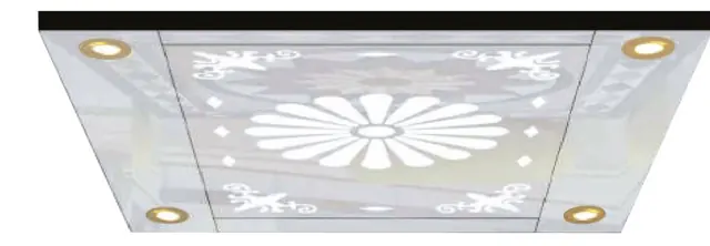 AS-T19 · Trần cabin inox, đèn LED