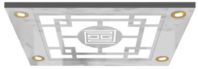 AS-T27 · Trần cabin inox, đèn LED
