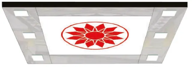 AS-T30 · Trần cabin inox, đèn LED